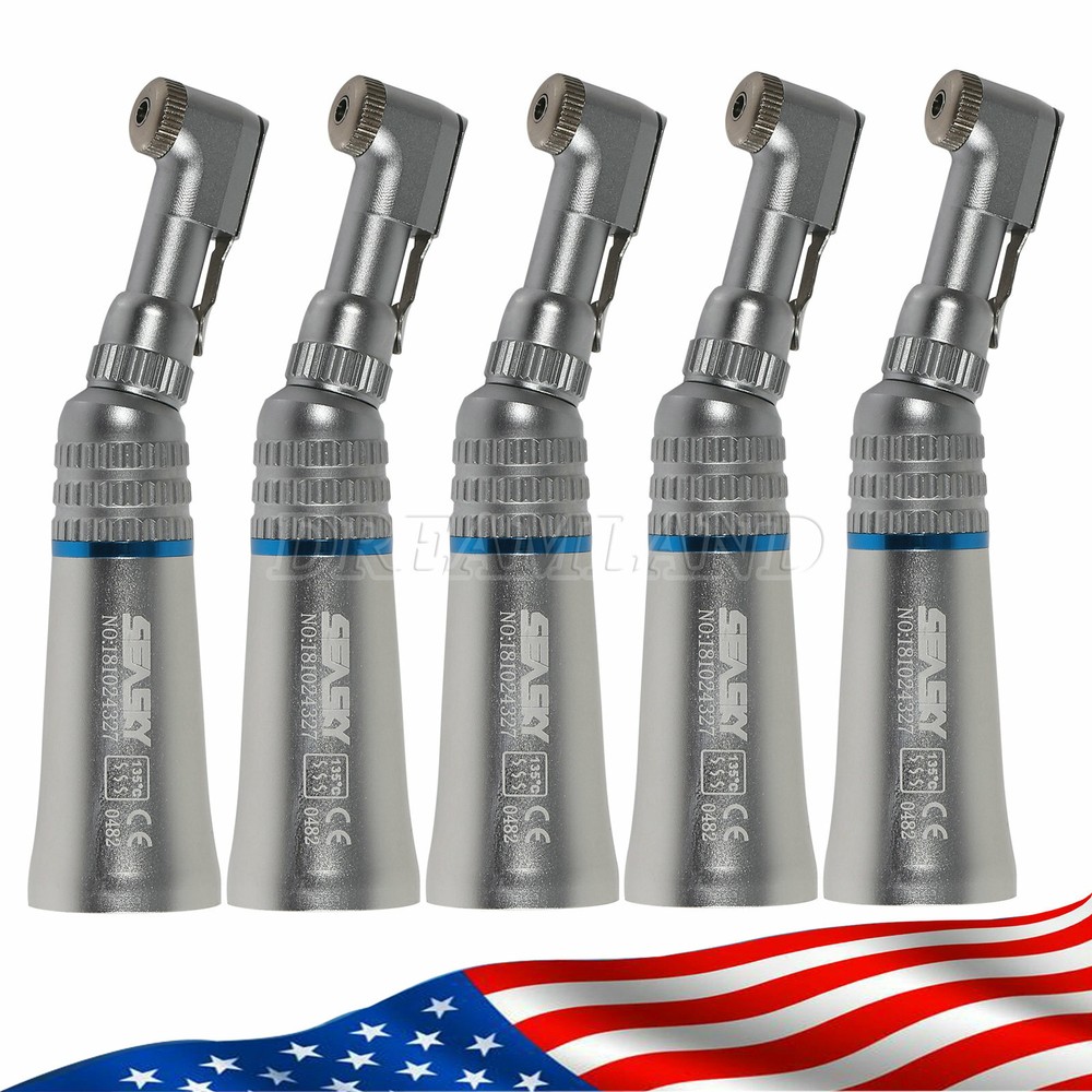 5 X NSK Style E-TYPE LATCH CONTRA ANGLE LOW SPEED HANDPIECE Dental CA 2.35MM