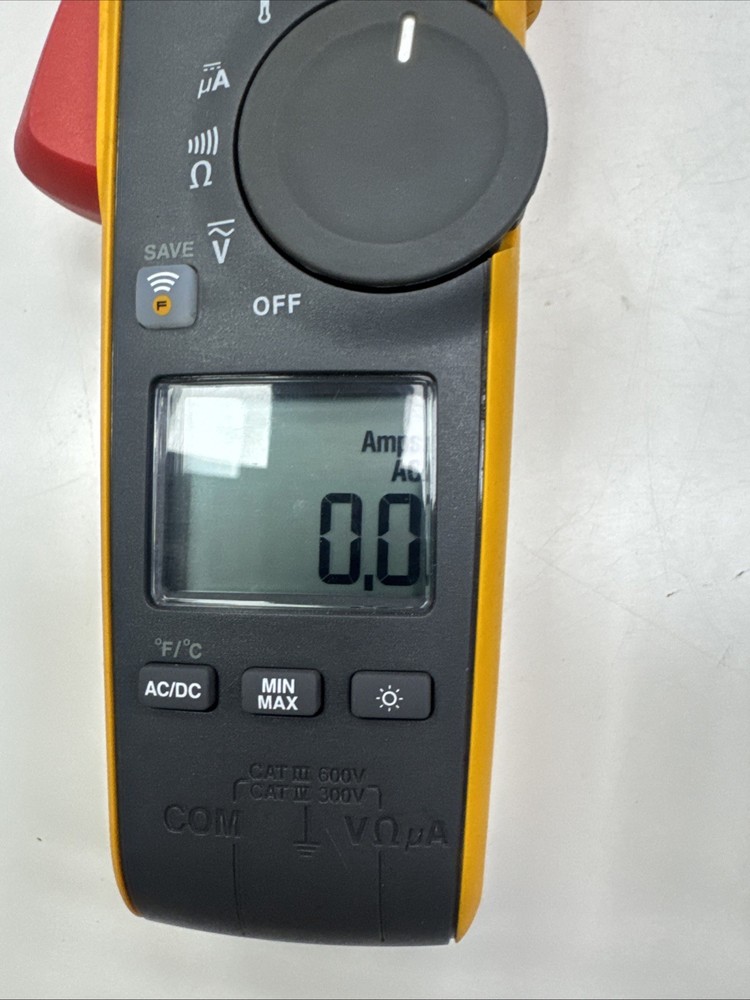Fluke 902 FC True-RMS HVAC Clamp Meter AC Amp AC/DC Volt Contact Temperature