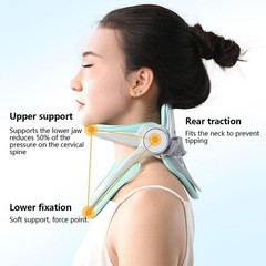 Neck Brace, Soft Foam Cervical Collar with 360° As picture shown, Gray