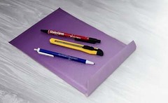 Pink and Purple Gradient Slide 6×10 inch Colored Poly Bubble Mailers Combo, Uniq