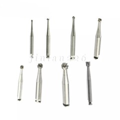 5pcs Dental Round Carbide Bur RA 1# -RA 8# for Slow Speed Latch Type Handpiece