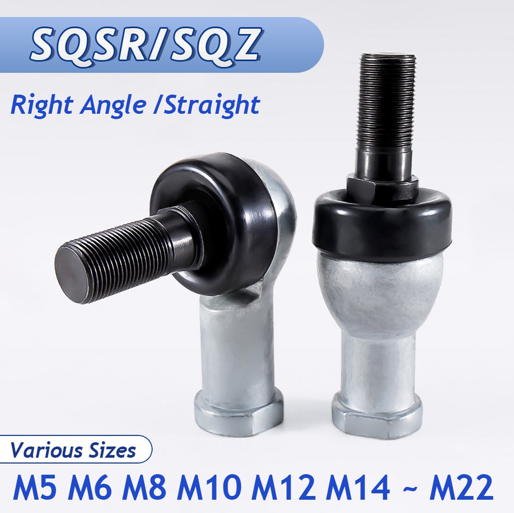 Right Angle/Straight Ball Joint Rod End Bearing M5/M6/M8/M10-M22 Male To Female