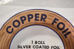 Copper Foil Electrical Tape Silver Coated 7/32in X 36yd 1 Roll 5.6mm Made USA