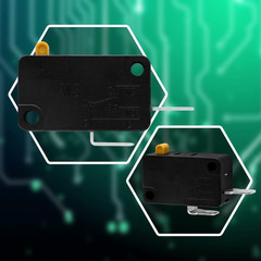KW3 Micro Limit Switch 125V 250V Snap Action Normally Open for Air Fryer