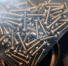(100) #1-72 x 3/8″ Philips Pan Head Machine Screws 18-8 Stainless Steel