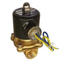 HFS(R) 110V Ac 1/2″ Electric Solenoid Valve Water Air Gas, Fuels N/C