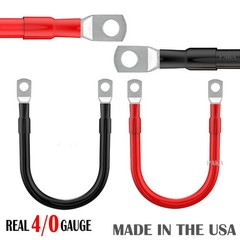 4/0 AWG Gauge Custom Battery Cable Copper Car Solar Power Wire Inverter Welding