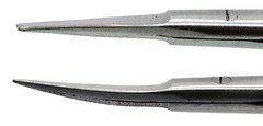 2 Pcs Yasargil Micro Scissors 7.5″ Sharp/Sharp Straight Upward Curved Surgical
