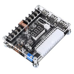20/24Pins ATX Power Supply Breakout Board Adjustable Voltage Module / Case HOT