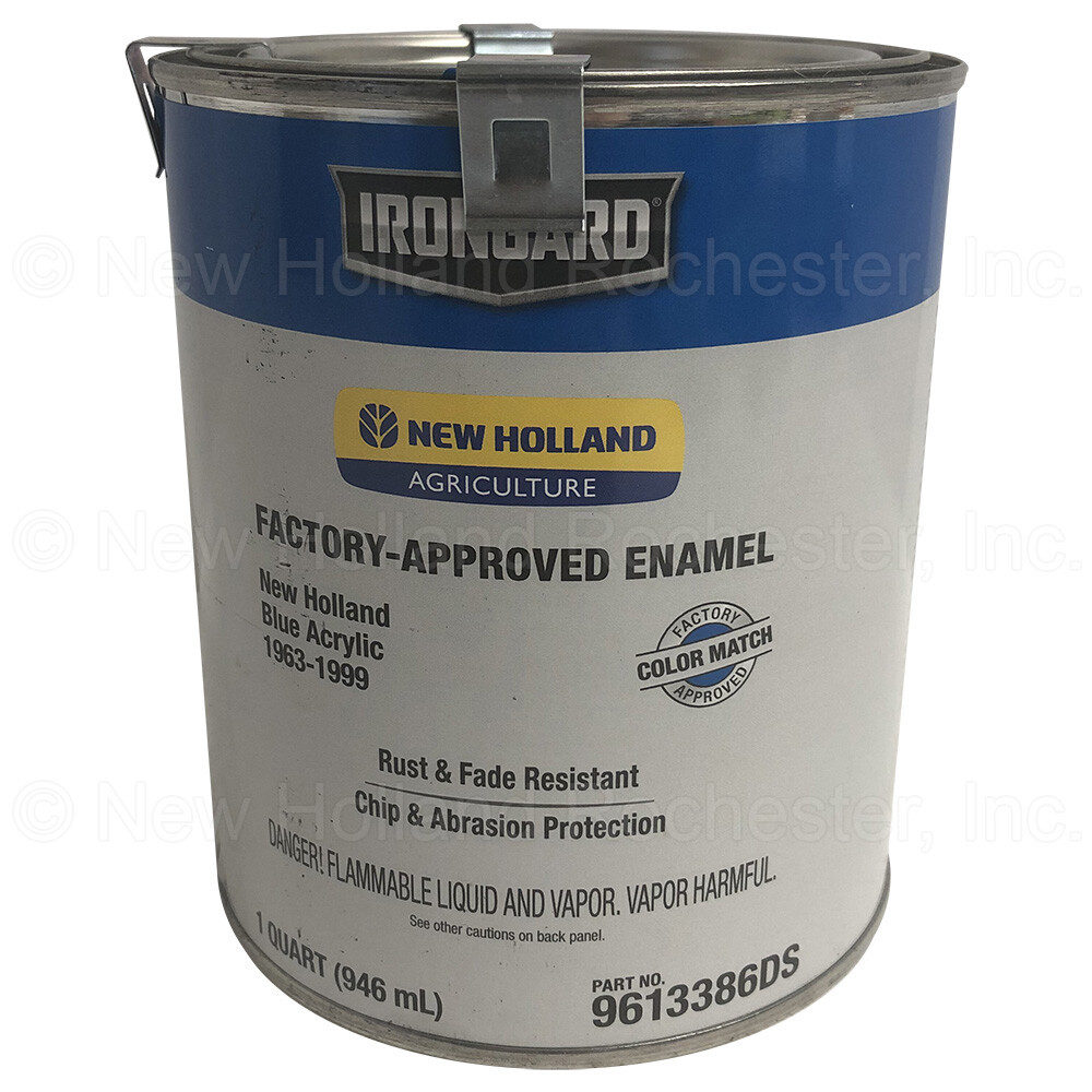New Holland Blue Acrylic 1963-1999 Paint 1 Qt Part # 9613386DS