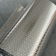 1pc 48′ x 96′ .04 Diamond Plate Sheet Polished Aluminum – Trailer, RV, NEW