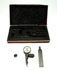 TOOLS – THE L.S. STARRETT CO. LAST WORD #711 DIAL INDICATOR 3-PC w/CS LOOSE LENS