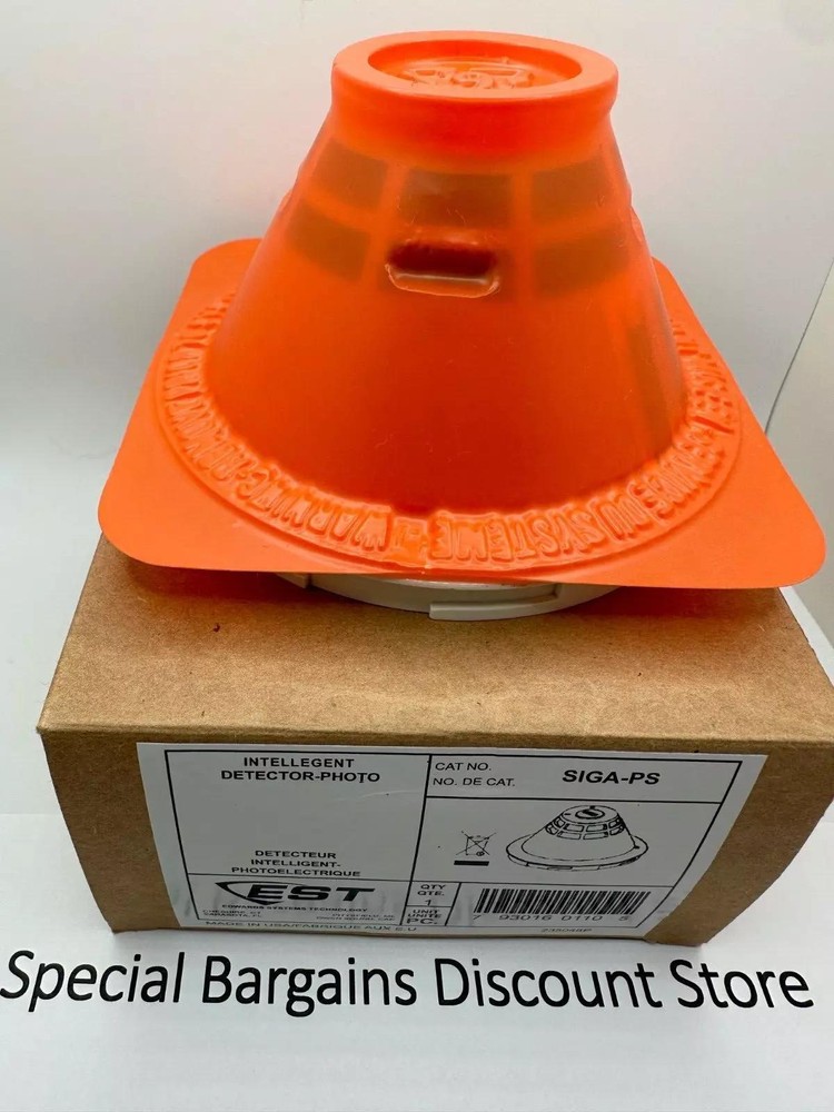 NEW EDWARDS EST SIGA-PS SIGA PS Photoelectric Smoke Detector – ORIGINAL UNIT