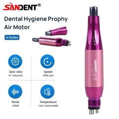 NSK Style Dental LED E-generator Fiber Optic High Speed Handpiece 3Spray 4 Holes