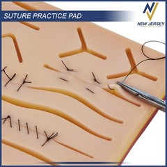 New Medical Skin Suture Practice Silicone Pad Wound Simulated For Training Kit