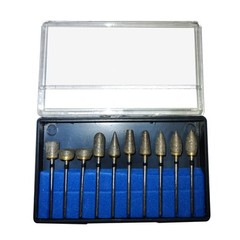 10pcs 2.35mm Dental Lab Polishing Burr Fully-Sintered Diamond Burs Tooth Drills