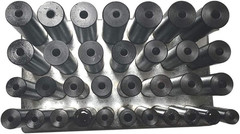 33-Piece Center Transfer Punch Set – Durable Heat Treated Steel with Stand