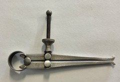 Consolidated Tool Works Spring Outside Caliper 3.5″ Ship Wheel Logo USA