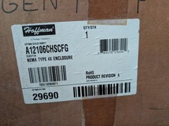 nVent Hoffman A12106CHSCFG 12 x 10 x 6 Continuous Hinge Screw-Cover Enclosure 4X