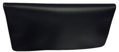 Black Vinyl Checkbook Cover Standard Top Stub 6- 1/4″ x 3-3/8″ New