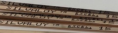 Silvaloy Excel 15 15% Silver Brazing Rods .050 x 1/8 x 20 In 28 Sticks