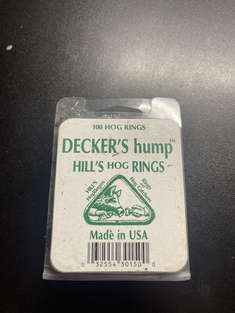 Decker Manufacturing Company, Decker’s Hump Hill’s No.3 Hog Rings,100 Count (B3)
