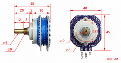 VALAB 24 Step Attenuator 100K Stereo Volume Control Upgrade Vishay – D Shaft