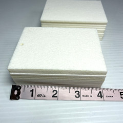 Set of 30 Rectangle Sublimation Air Freshener Blanks 100% Polyester Felt & Bags