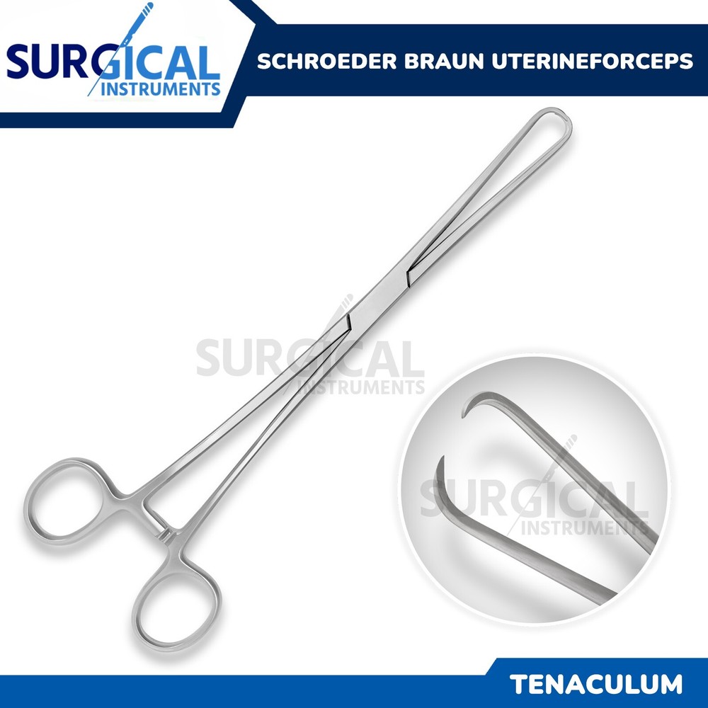 Tenaculum Forceps 10″ – Surgical Medical OB/GYN Veterinary Instruments German GR