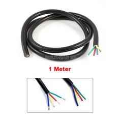 16AWG 4 Core Shielded Cable 1/5 Meter for Connecting Spindle Motor VFD Inverter