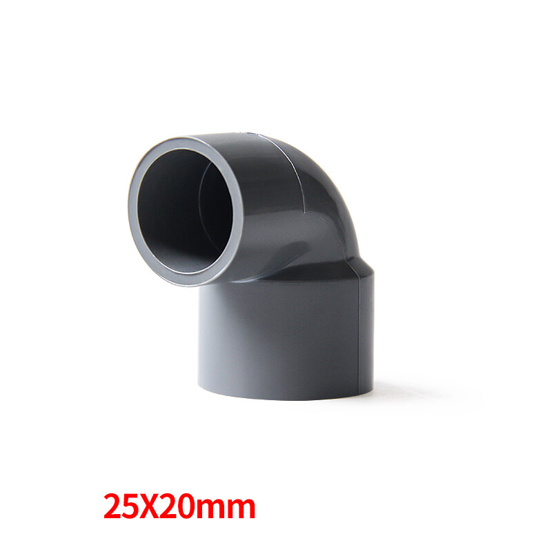 PVC Reducing 90° Elbow Pipe Fitting Joint Water Pipe Socket Coupling 20mm~110mm