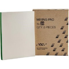 GC America Mixing Pads No 20, 3″ x 4″, 5/box REF 001412