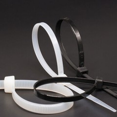 Self-Locking Cable Ties Nylon Plastic Wire Width 4.6mm Zip Tie Cord Strap B/W