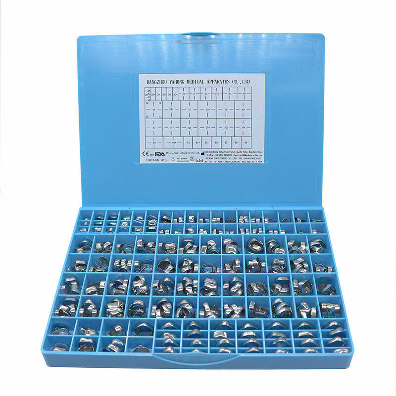 Bomaoer Dental Orthodontic Bands Buccal Tube 1st Molar Welded Roth.022″ 28#-44#