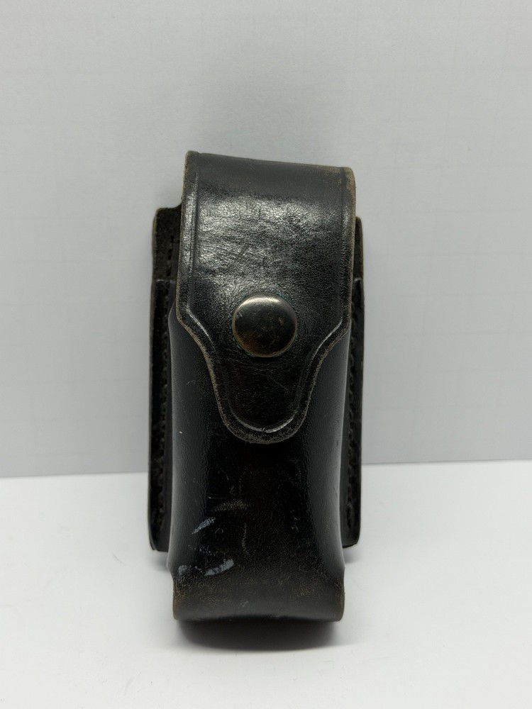 DeSantis Pepper Spray Holder Leather Duty Belt OC Spray Pouch Police Black USA