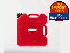 RotopaX 3 Gallon Gasoline Fuel Container CARB EPA Compliant Red USA Made