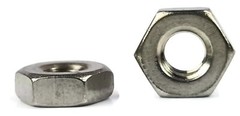 Stainless Steel Finish Hex Machine Screw Nut #10-24, Qty 1000