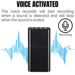 240 Hr Spy Hidden Mini MP3 Digital 16GB Voice Activated Recorder Audio Recording