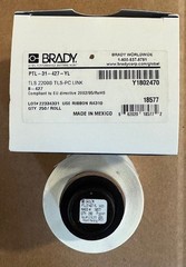 BRADY B-427 Yellow/Translucent 18577 PTL-31-427-YL 1″ x 1.5″ 250/Roll Ships FREE