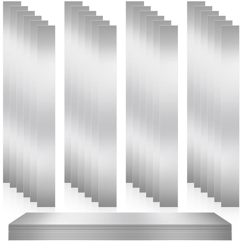 24 Pieces 304 Stainless Steel Strips 1″ Width X 12″ Length Shim Stock Assortment