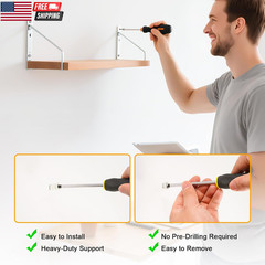 140Pcs #8 Self Drilling Drywall Anchors with Screws Kit, Heavy Duty Dry Wall Anc