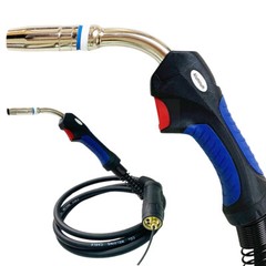 Aluminum Blue Handle MIG Gun-Torch Assembly – Works with Prospot