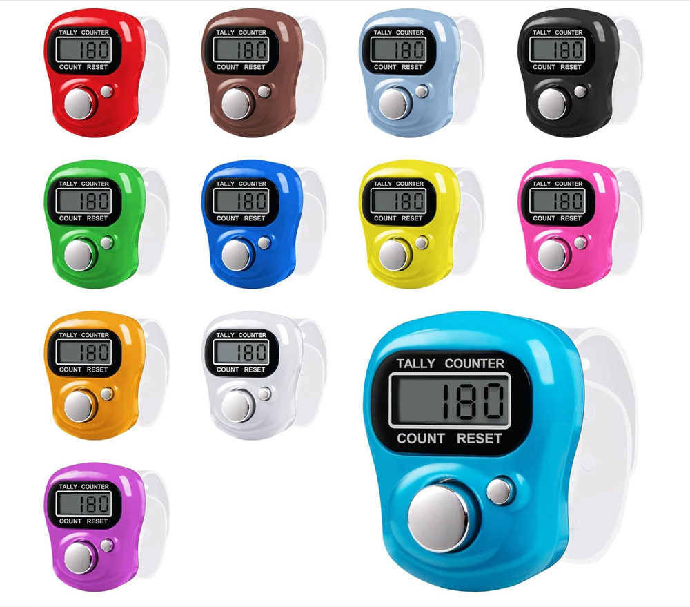 10 pcs Electronic Finger Counter LOTS Resettable 7 Digit LCD Electronic Digital
