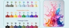 HIACRY 8 Pack Colorful Gel Ink Pens，Quick-Dry 0.7mm Fine Point Fidget Pens for