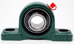 (10) UCP205-16 Solid Base Pillow Block Bearing 1″ Bore Self Aligning 2 Bolt