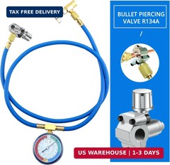 15 Pcs Bullet Piercing Valve BPV-31 Valve Kits Refrigerant Can Tap Valve Compati