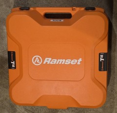 BRAND NEW RAMSET T4 MAG GAS FASTENING TOOL WITH 2 BATTERIES T4 MAG METAL FRAMING