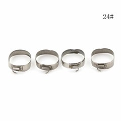 4 Pcs Orthodontic1st Molar Band&Buccal Tube U3/L2 Convertible Roth.022 29#-43+#