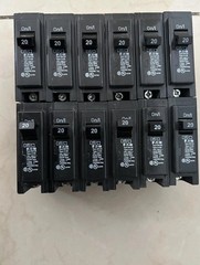 10 PCS Eaton BR120 – 20A Circuit Breaker 1 Pole Type BR 120 V