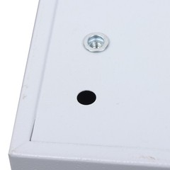 Industrial Steel Enclosure Box 12x10x6″ NEMA 4X IP56, Lockable w/Mount Plate